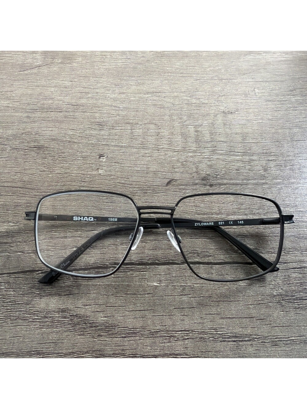 SHAQ Zyloware Eyeglasses FRAMES ONLY 196M 021 Black 58-16-145